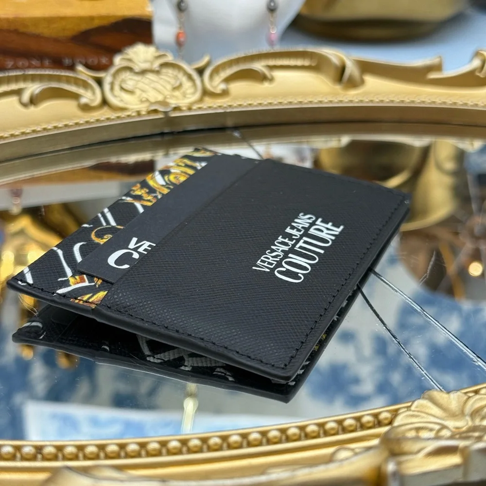🆕 VERSACE JEANS COUTURE 🧿 NWOT Garland Credit Card Holder